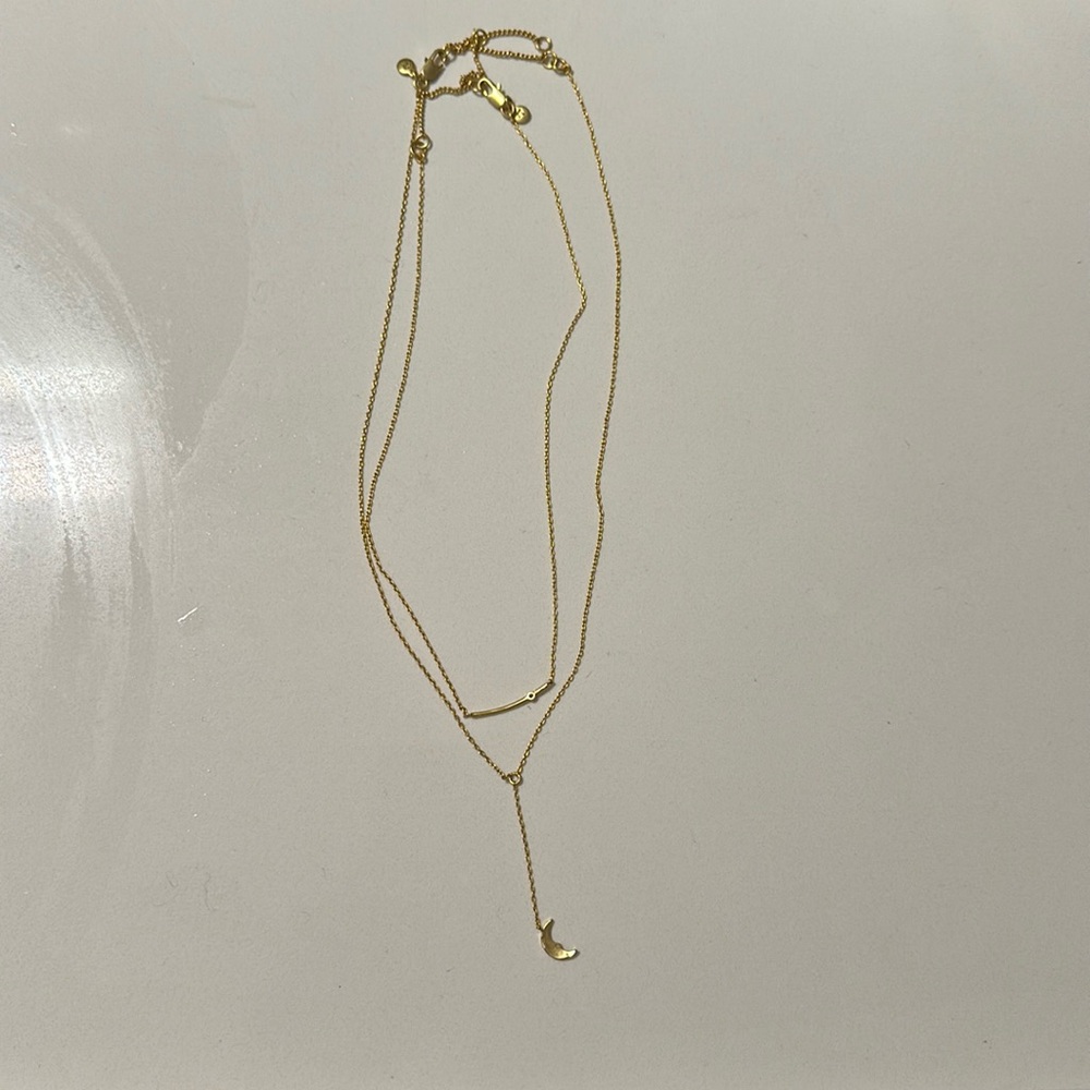 Madewell double necklace. Never worn